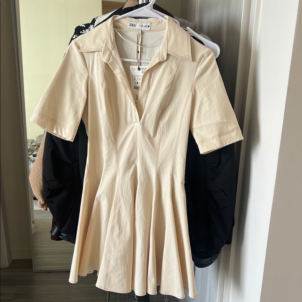 Zara Beige Women's Blouse